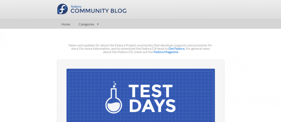 Introducing the Fedora Community Blog - Fedora Magazine