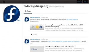 Fedora on diaspora*
