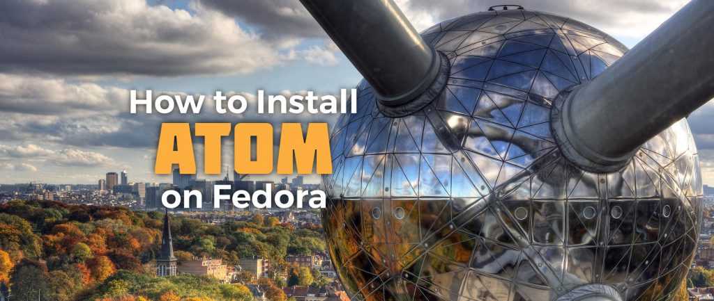 Как установить atom на fedora