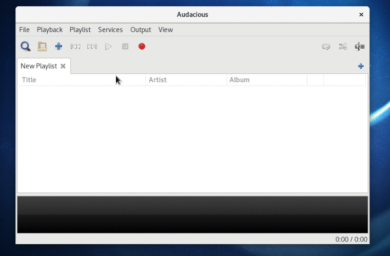 Audacious - Adding Audio