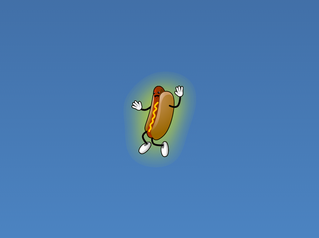 screenshot of the hot-dog plymouth theme