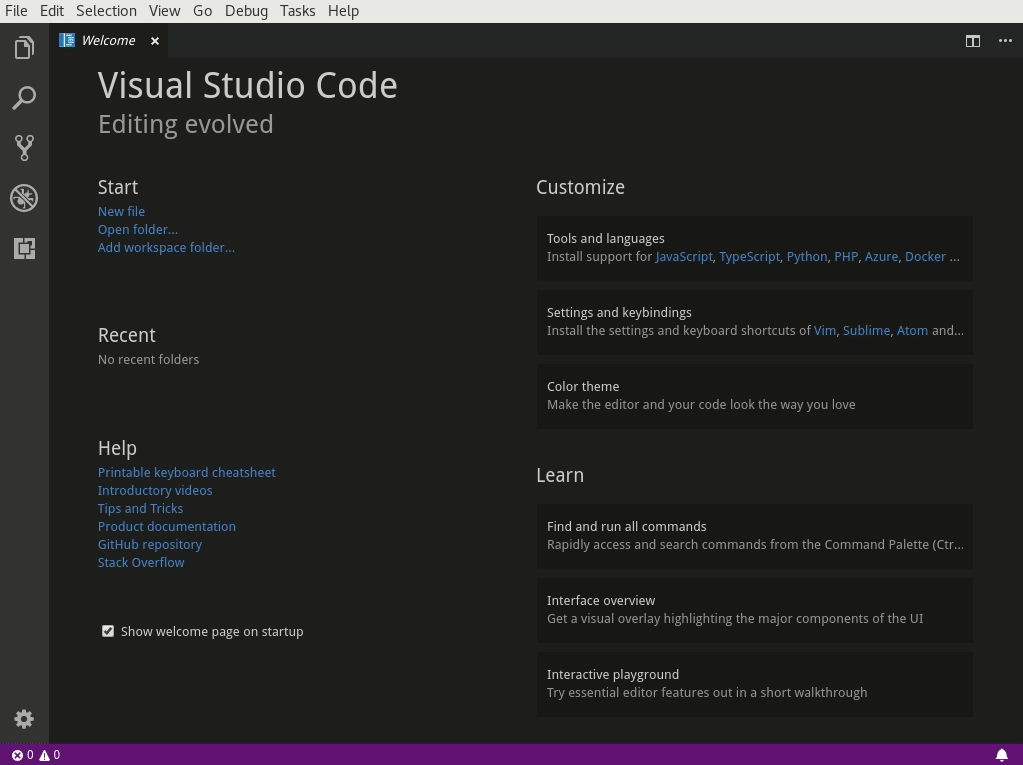 how to change workspace to python in visual studio code