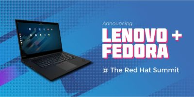 Fedora and Lenovo!