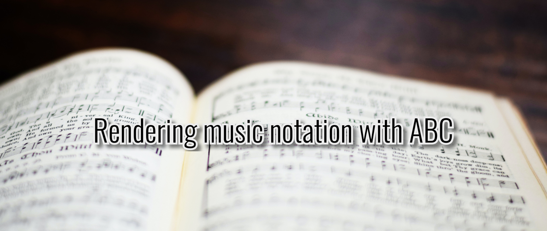 Rendering Music Notation With Abc Fedora Magazine