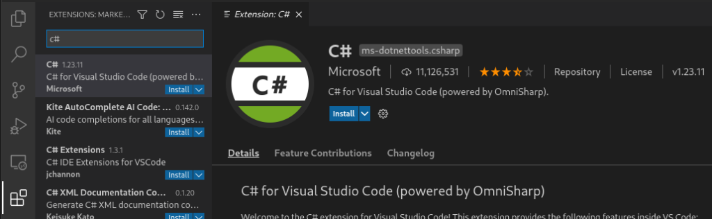 C# Extension