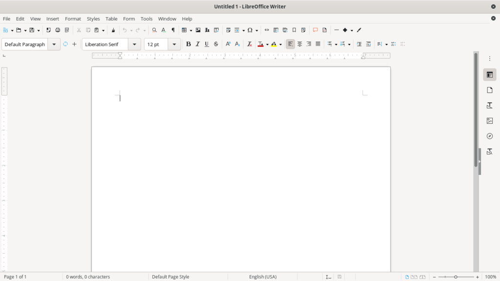 LibreOffice Writer as office suites app for daily needs