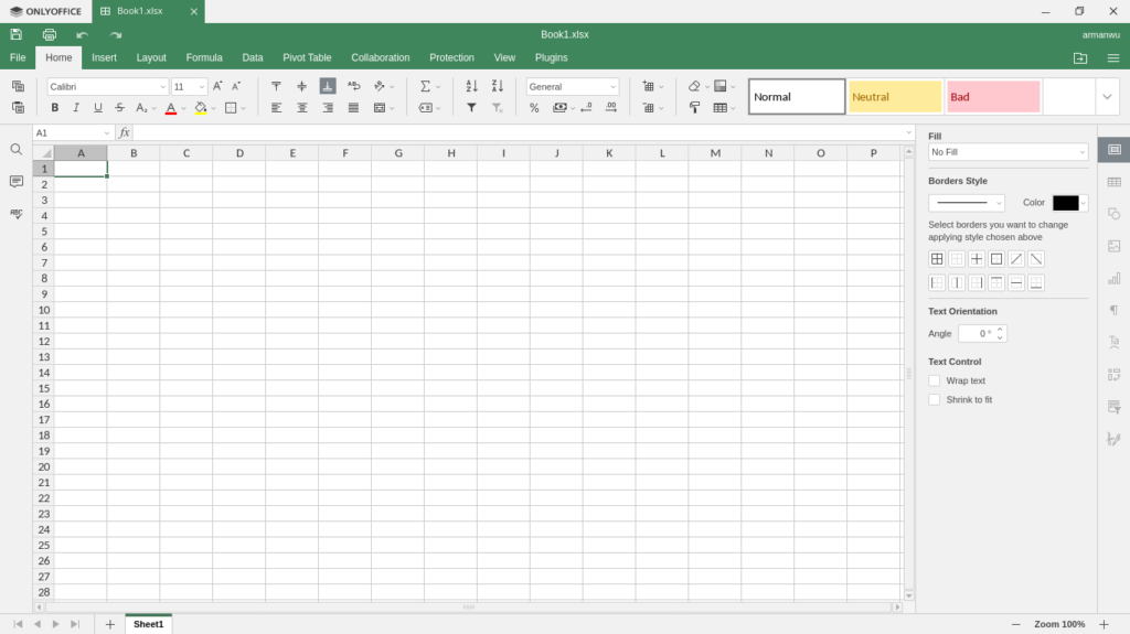ONLYOFFICE Spreadsheets