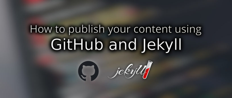 github-pages-and-jekyll