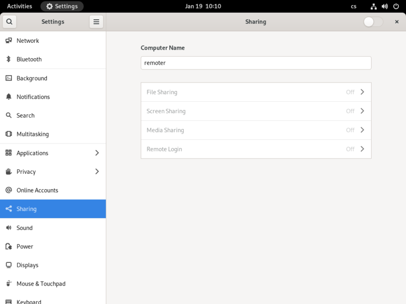 Sharing the computer screen in Gnome - Fedora Magazine