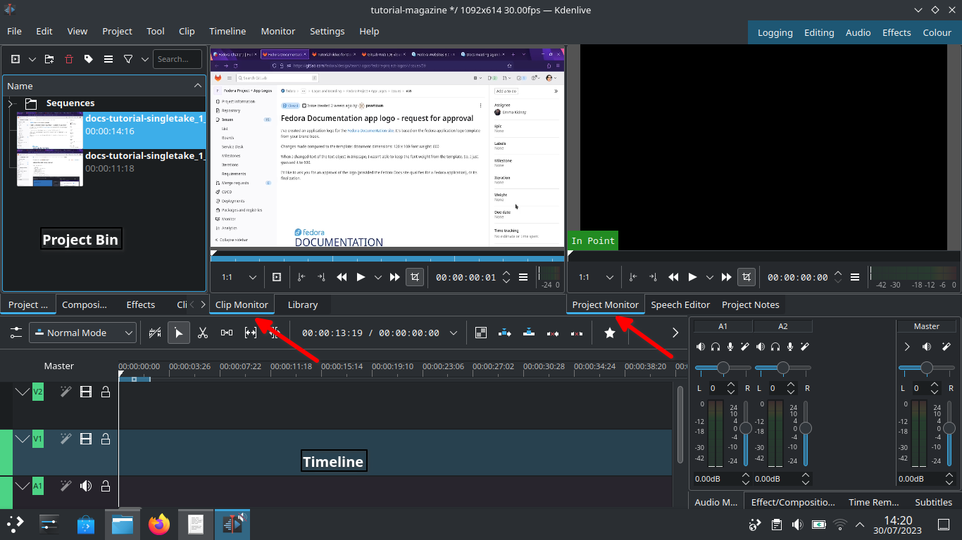 Editing audio/video con Kdenlive
