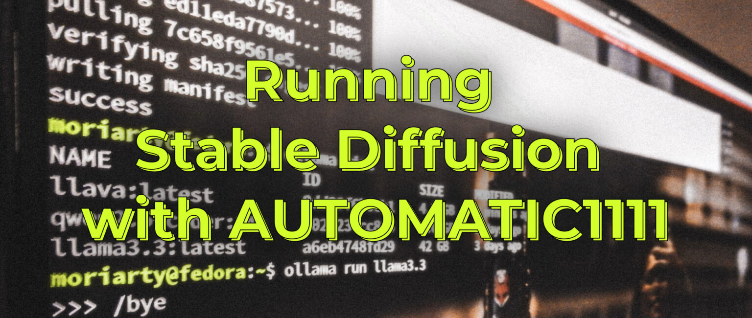 Running Stable Diffusion with AUTOMATIC1111 locally - Fedora Magazine