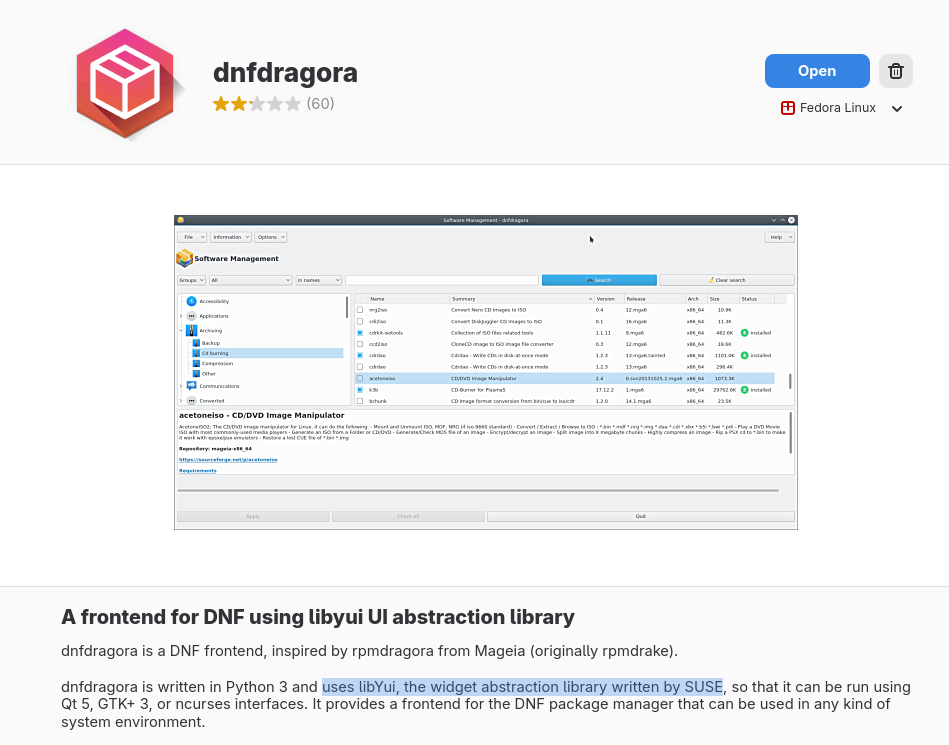 installation of dndragora